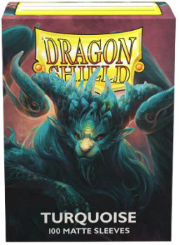 DRAGON SHIELD SLEEVES MATTE TURQUOISE 100CT