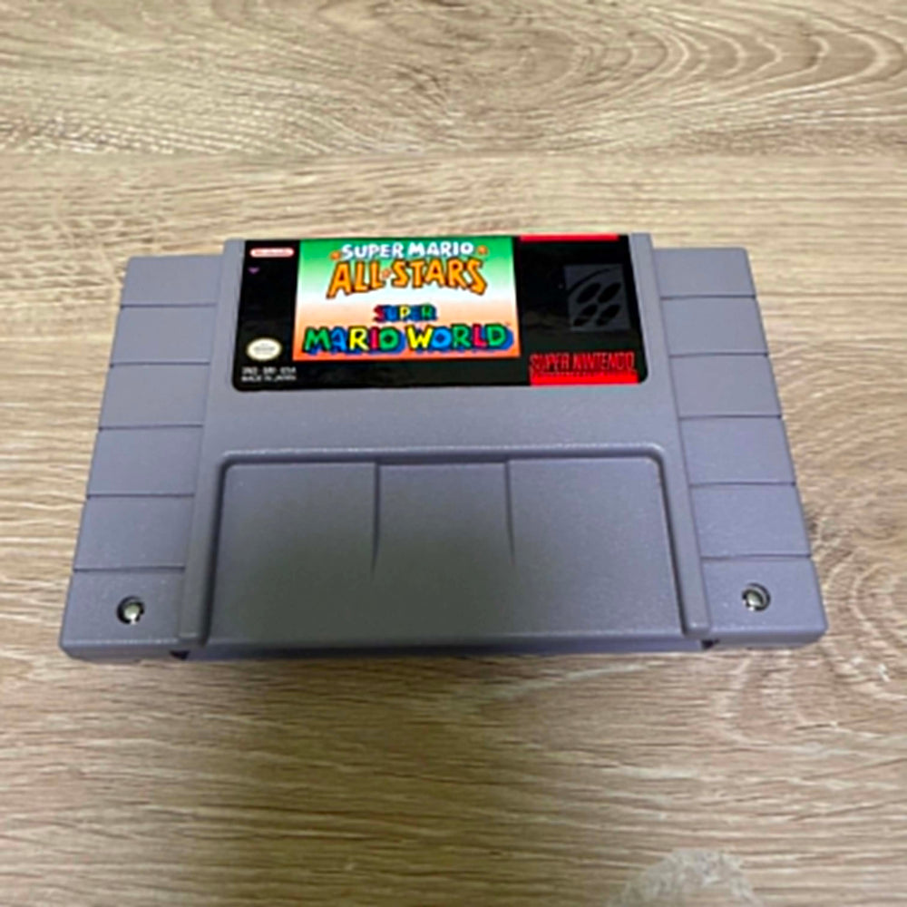 Super Mario All-stars and Super Mario World Super Nintendo