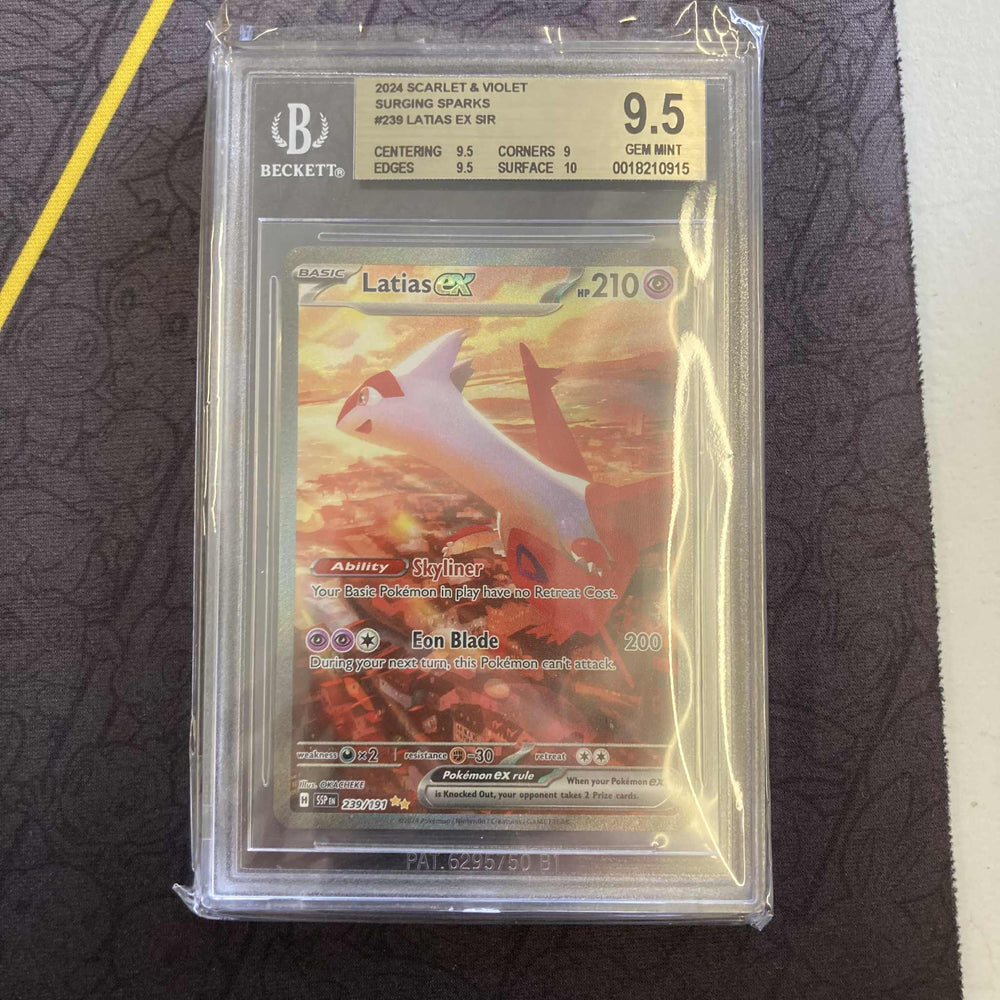 Latias ex (239/191) [Scarlet & Violet: Surging Sparks] BGS 9.5 (0018210915) Graded Card