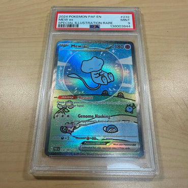 Mew ex (232/091) [Scarlet & Violet: Paldean Fates] PSA 9 (138003844) Graded Card