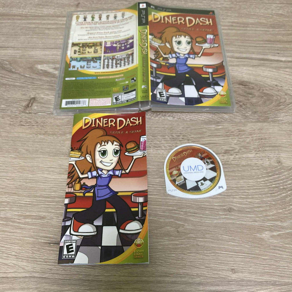 Diner Dash Sizzle and Serve PSP
