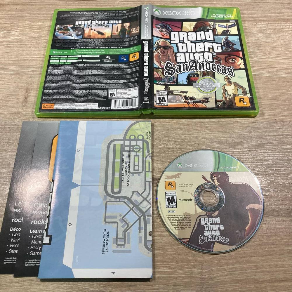 Grand Theft Auto San Andreas Xbox 360