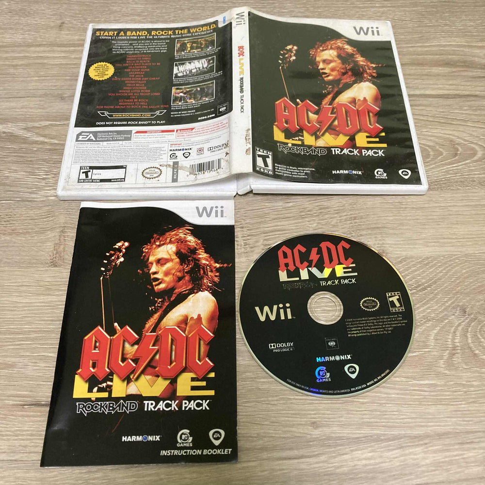 AC/DC Live Rock Band Track Pack Wii