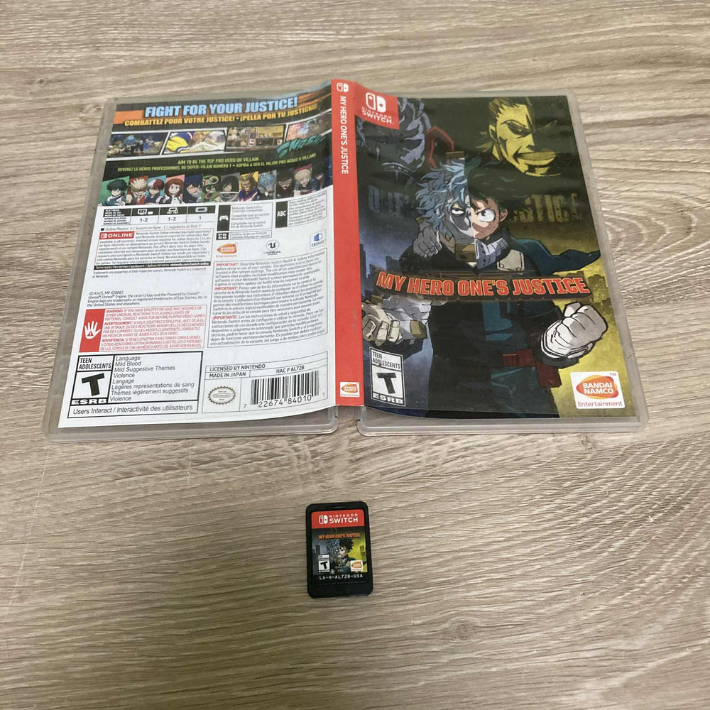 My Hero One's Justice Nintendo Switch