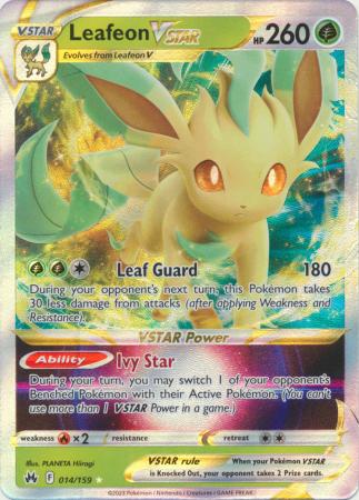 Leafeon VSTAR - 014/159 - Ultra Rare Pokemon Card