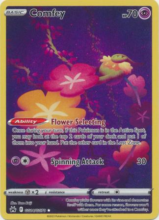 Comfey - GG14/GG70 - Holo Rare Pokemon Card