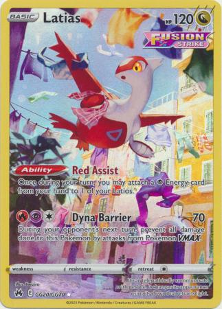 Latias - GG20/GG70 - Holo Rare Pokemon Card