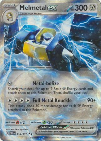 Melmetal ex - 153/197 - Ultra Rare Pokemon Card