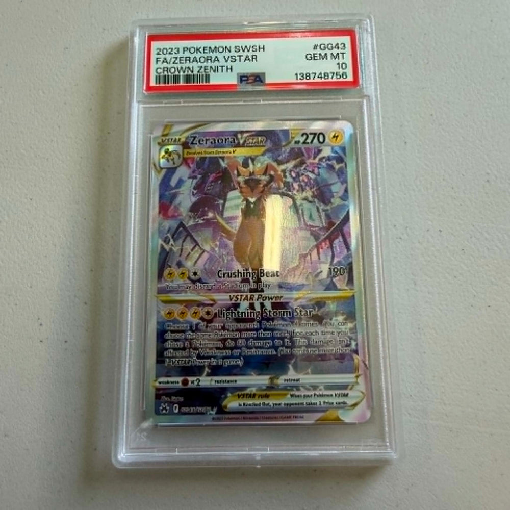 Zeraora VSTAR (GG43/GG70) [Sword & Shield: Crown Zenith] PSA 10 (138748756) Graded Card