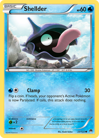 Shellder (23/122) [XY: BREAKpoint]