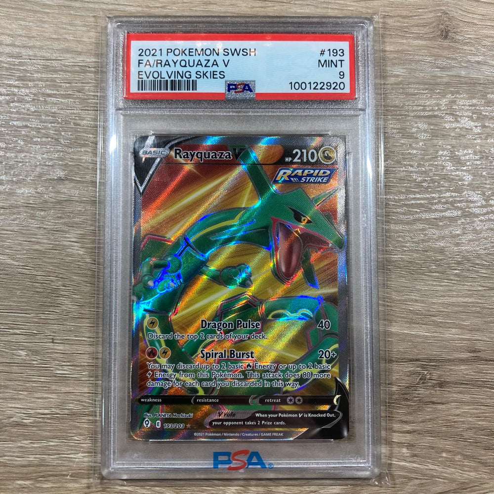 Rayquaza V (193/203) [Sword & Shield: Evolving Skies] PSA 9 (100122920) Graded Card