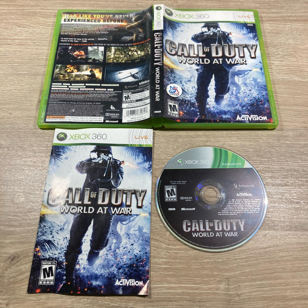 Call of Duty World at War Xbox 360