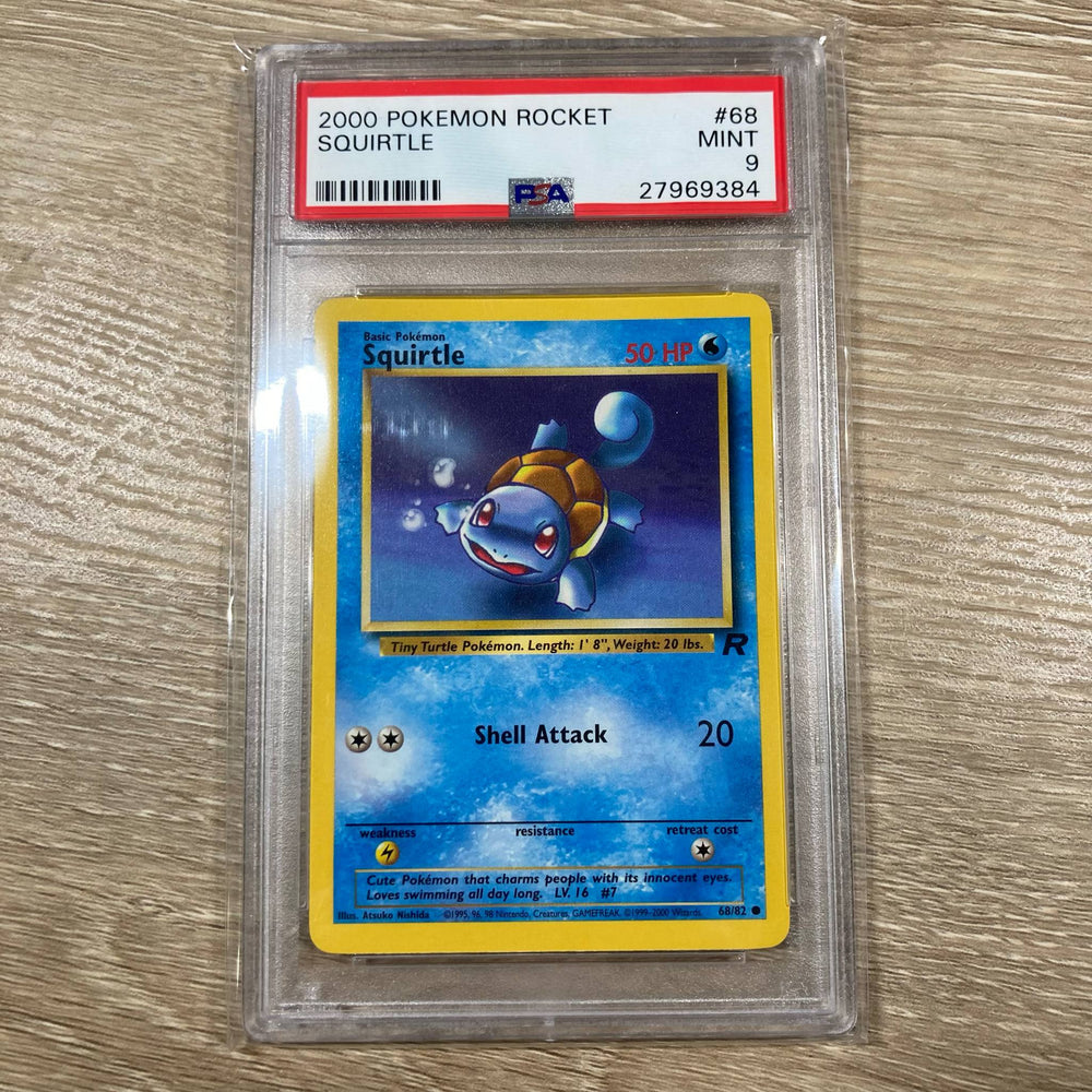 Squirtle (68/82) [Team Rocket Unlimited] PSA 9 (27969384) Graded Card