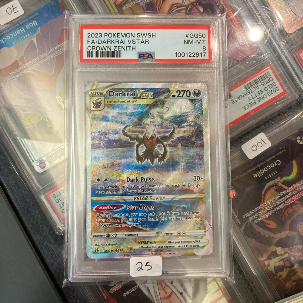 Darkrai VSTAR - GG50/GG70 - Ultra Rare PSA 8 (100122917) Graded Card