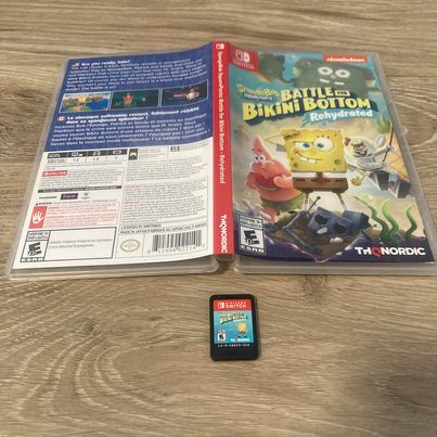SpongeBob SquarePants Battle for Bikini Bottom Rehydrated Nintendo Switch
