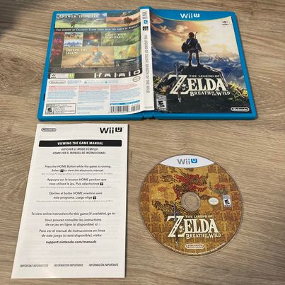 Zelda Breath Of The Wild [First Print] Wii U