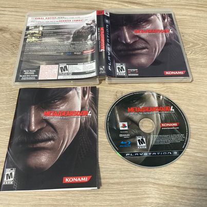 Mgs4 ps3 best sale