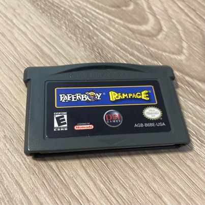 Paperboy & Rampage GameBoy Advance