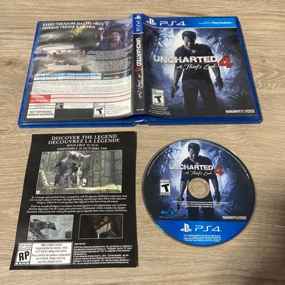 Uncharted 4 A Thief's End Playstation 4