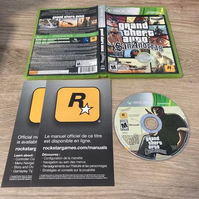 Grand Theft Auto San Andreas Xbox 360
