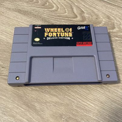 Wheel Of Fortune Deluxe Edition Super Nintendo