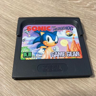 Sonic The Hedgehog Sega Game Gear