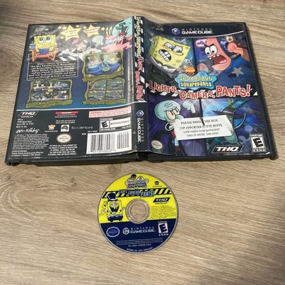 SpongeBob SquarePants Lights Camera Pants Gamecube