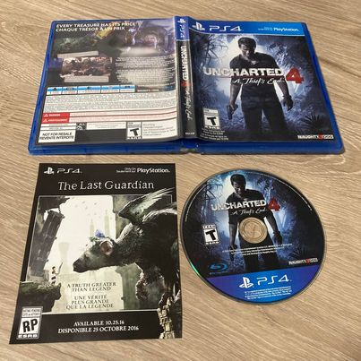 Uncharted 4 A Thief's End Playstation 4