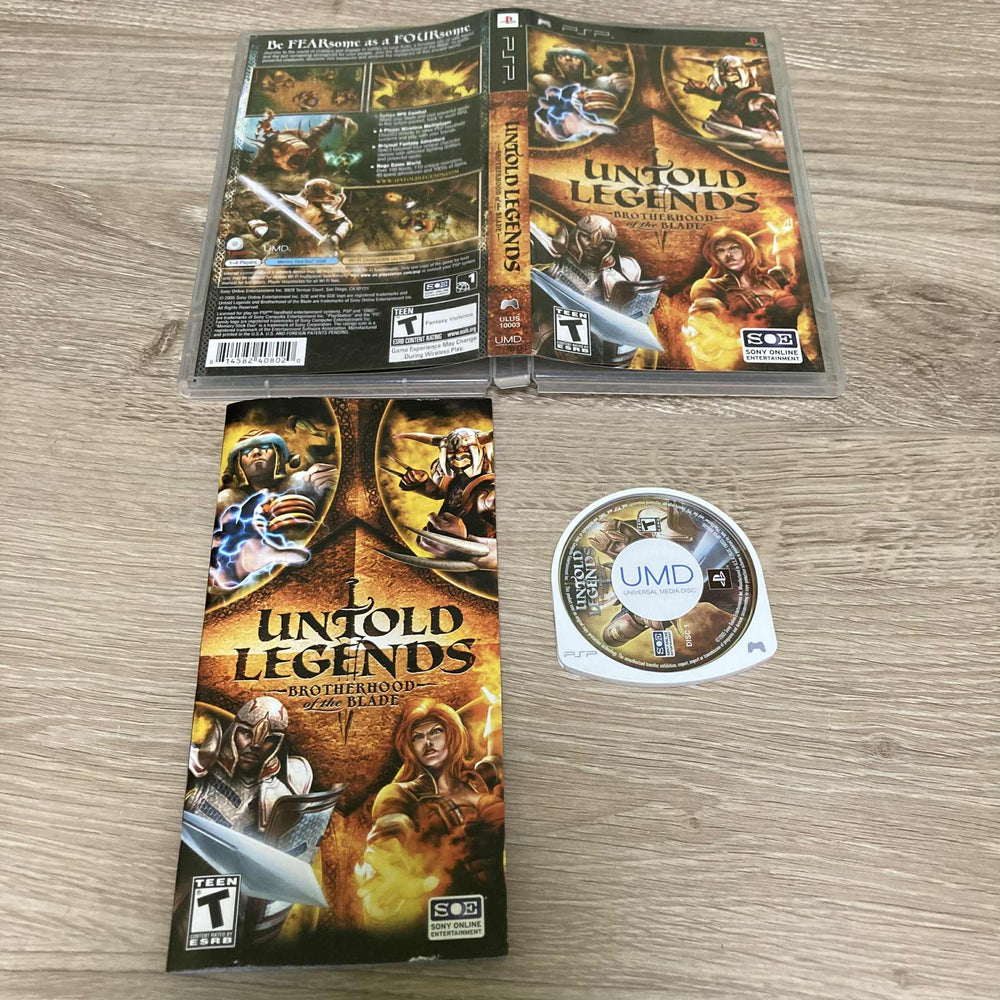 Untold Legends Brotherhood of the Blade PSP