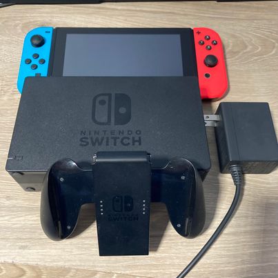Nintendo Switch With Blue And Red Joy-Con [Version 2] Nintendo Switch Console