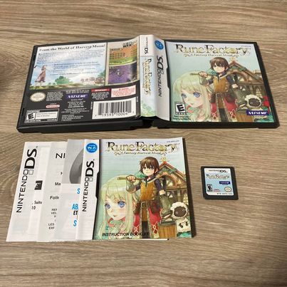 Rune Factory A Fantasy Harvest Moon Nintendo DS