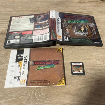 Mystery Case Files MillionHeir Nintendo DS