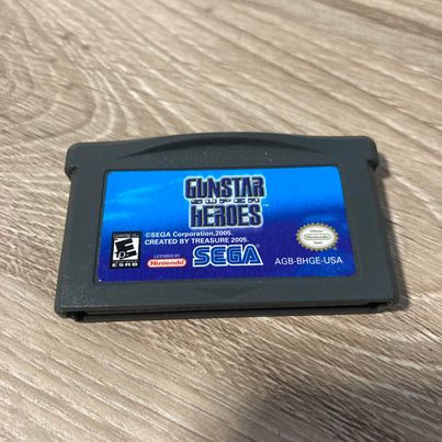 Gunstar Super Heroes GameBoy Advance