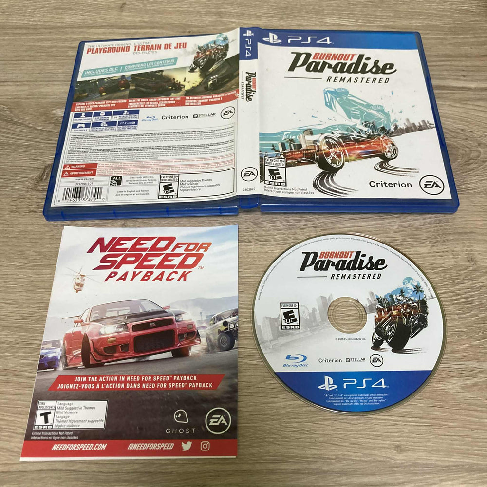 Burnout Paradise Remastered Playstation 4