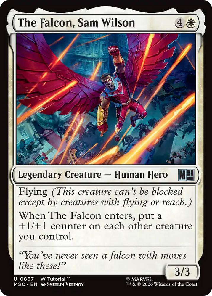 The Falcon, Sam Wilson [Marvel Super Heroes Commander]