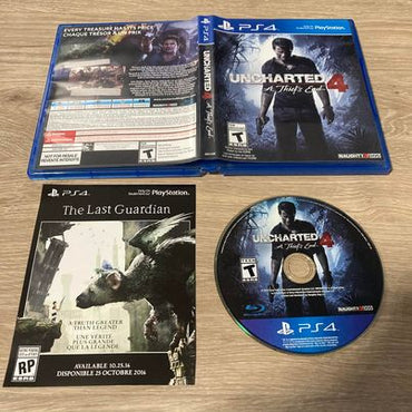 Uncharted 4 A Thief's End Playstation 4