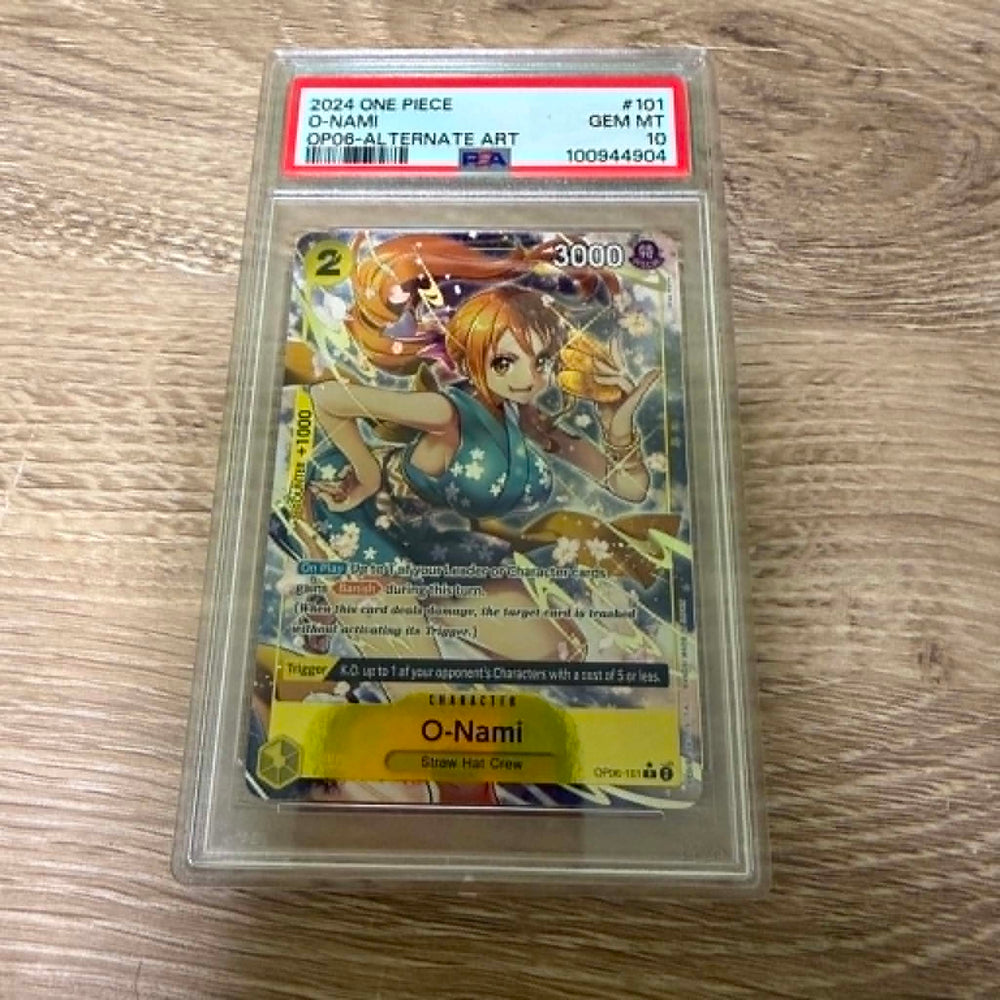 O-Nami (Alternate Art) [Wings of the Captain] PSA 10 (100944904) Graded Card