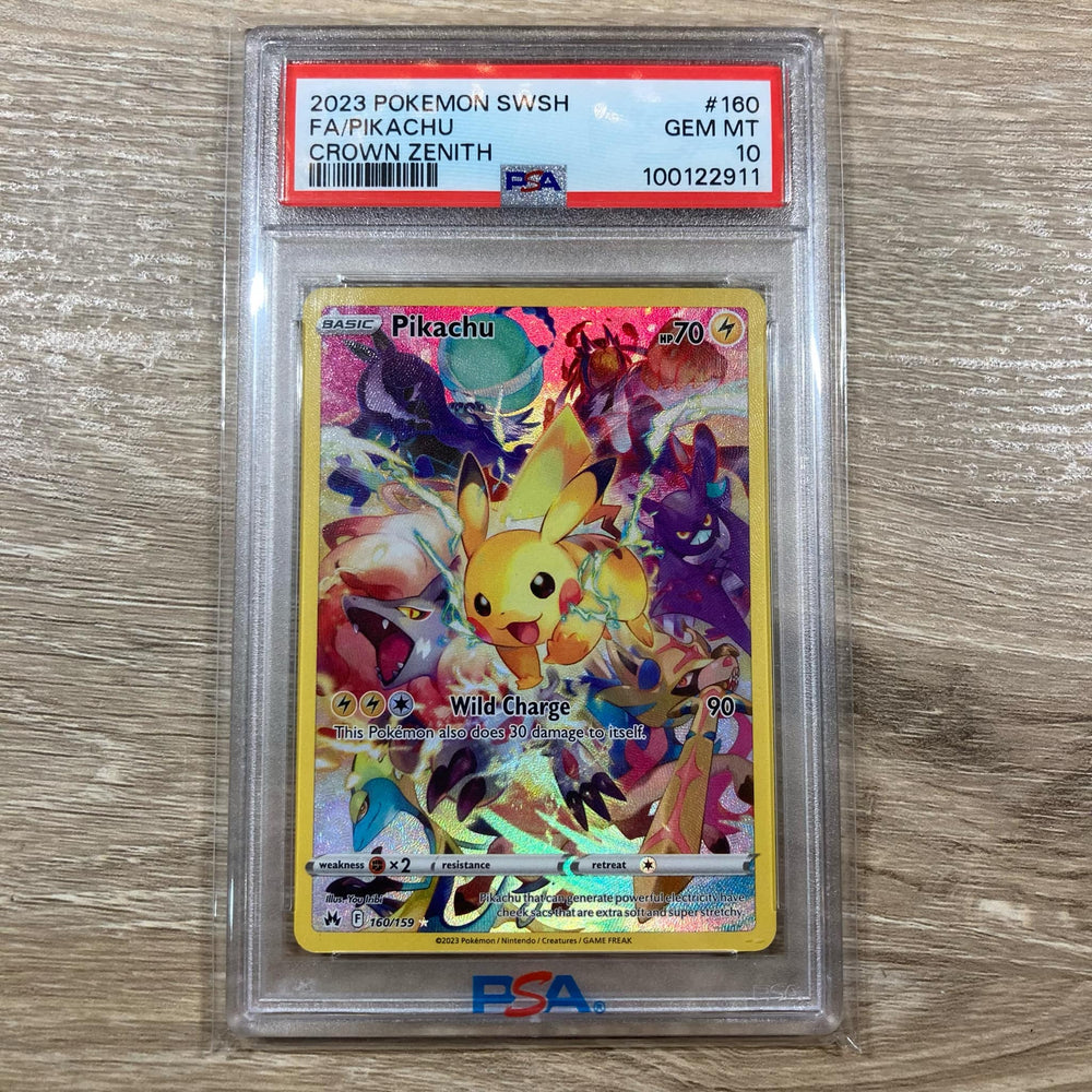 Pikachu (160/159) (Secret) [Sword & Shield: Crown Zenith] PSA 10 (100122911) Graded Card