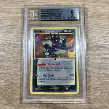 Greninja Star (SWSH144) (Celebrations) [Sword & Shield: Black Star Promos] BGS 9 (0017948571) Graded Card