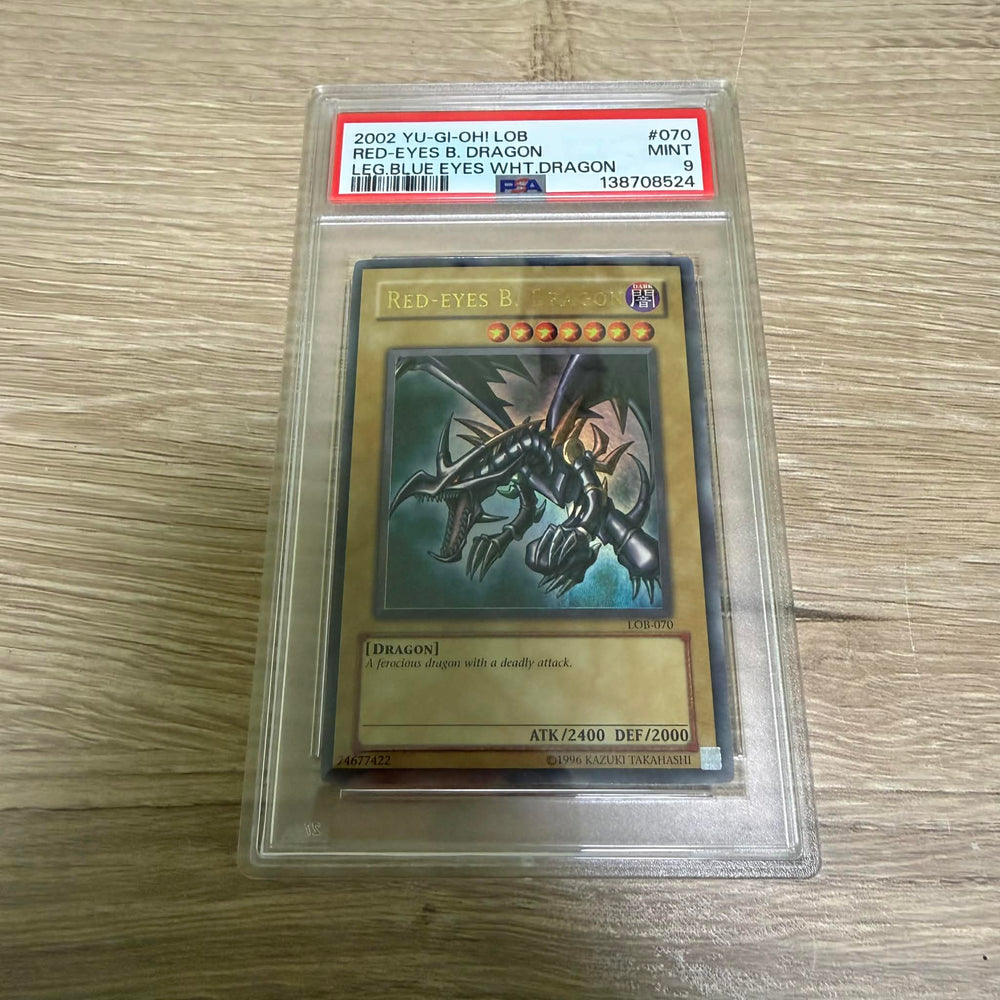 Red-Eyes B. Dragon [LOB-070] Ultra Rare PSA 9 (138708524) Graded Card