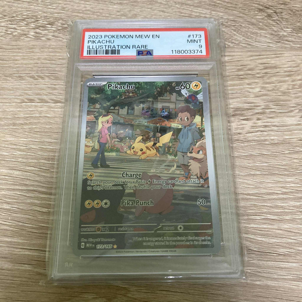 Pikachu (173/165) [Scarlet & Violet 151] PSA 9 (118003374) Graded Card