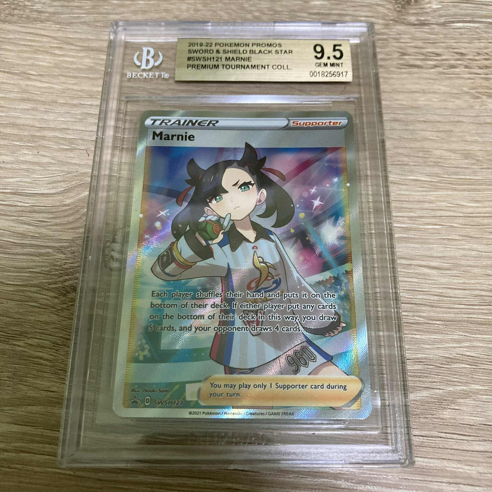Marnie (SWSH121) [Sword & Shield: Black Star Promos] BGS 9.5 (00182256917) Graded Card