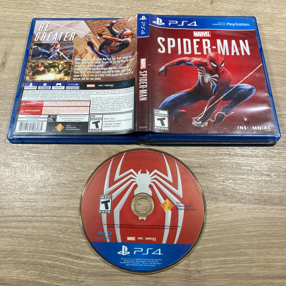 Marvel Spiderman Playstation 4