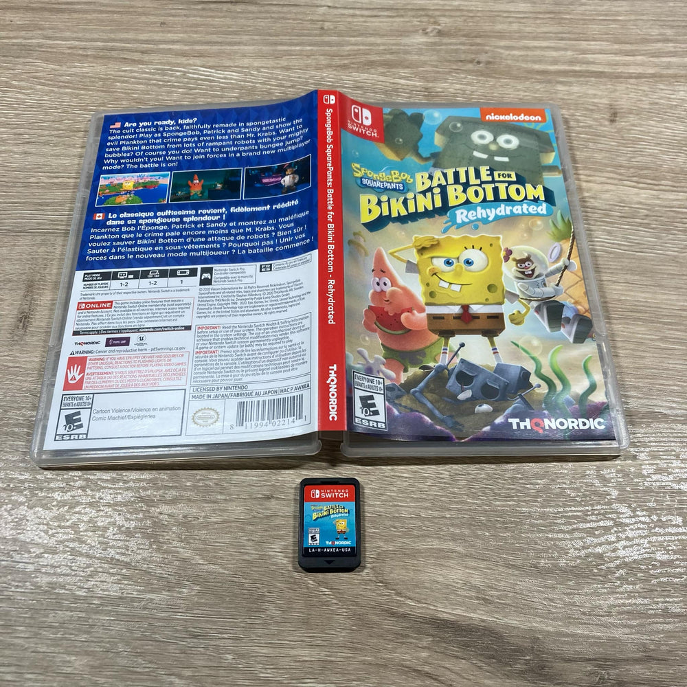 SpongeBob SquarePants Battle for Bikini Bottom Rehydrated Nintendo Switch