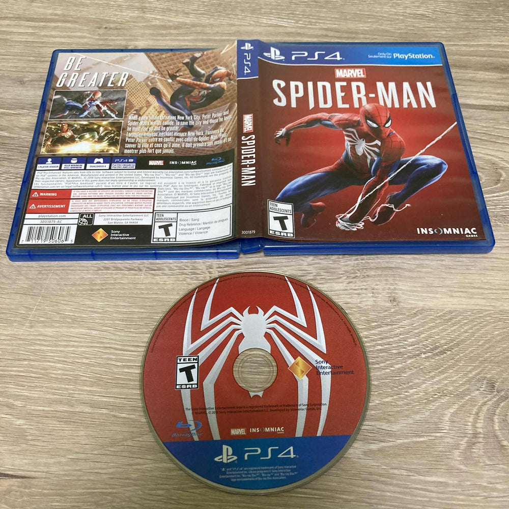 Marvel Spiderman Playstation 4