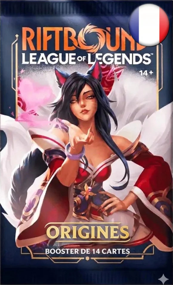 RIFTBOUND FRENCH LEAGUE OF LEGENDS TCG ORIGINS BOOSTER PACK