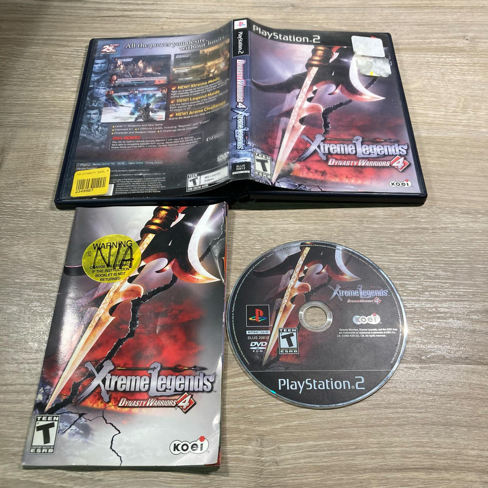Dynasty Warriors 4 Xtreme Legends Playstation 2