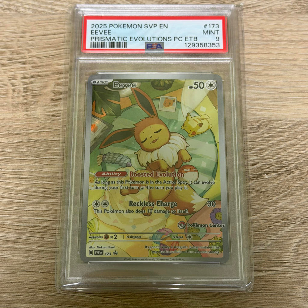 Eevee (173) (Pokemon Center Exclusive) [Scarlet & Violet: Black Star Promos] PSA 9 (129358353) Graded Card