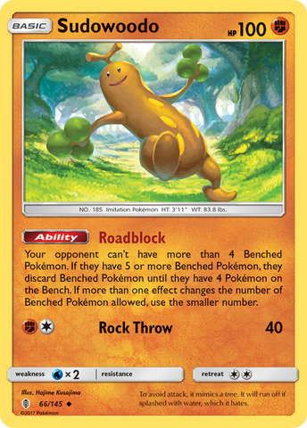 Sudowoodo (66/145) [Sun & Moon: Guardians Rising]