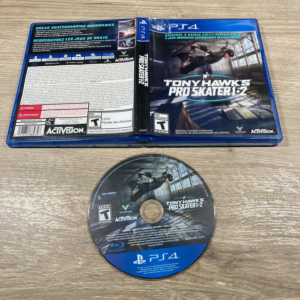 Tony Hawk's Pro Skater 1 and 2 Playstation 4